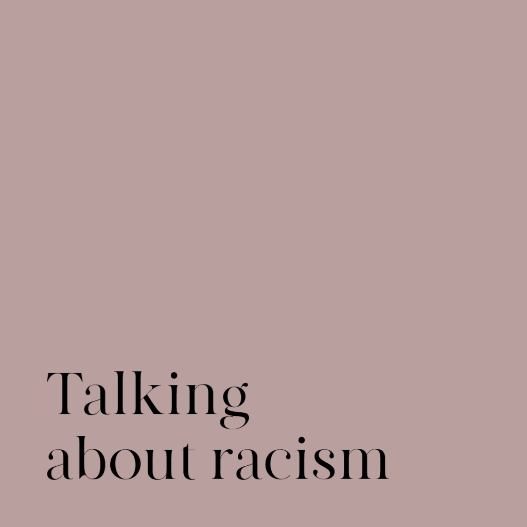 talking about racism