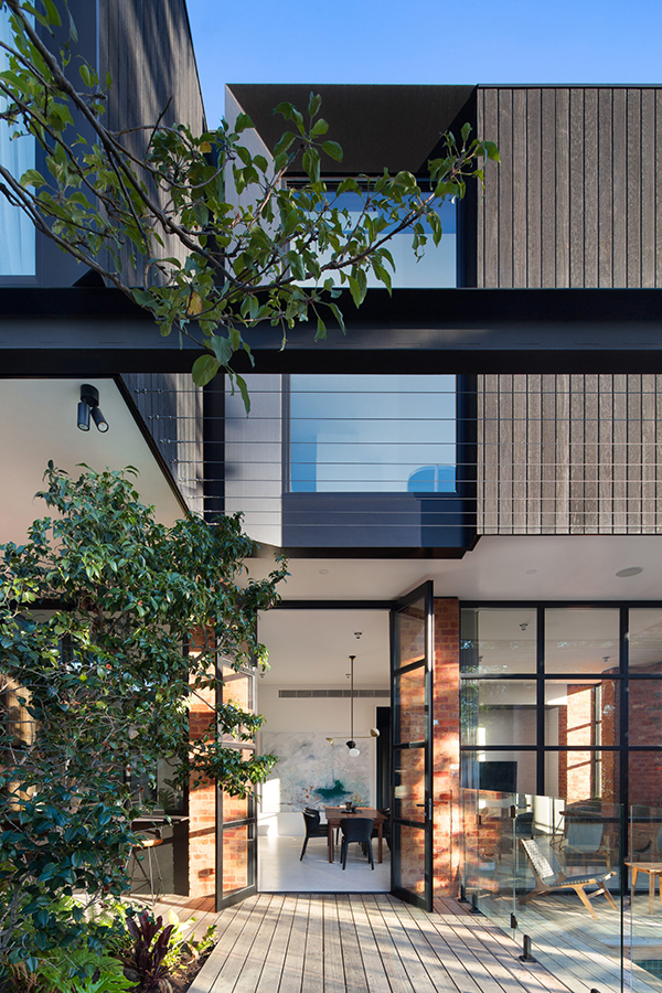 This residential extension by Cera Stribley in Melbourne is a stunning example of many of my favourite materials and principles coming together. 