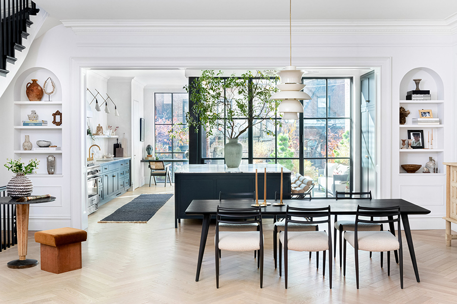 A glimpse into Athena Calderone's Brooklyn townhouse where the multi-hyphenate has been cooking up a storm with her new book Live Beautiful.