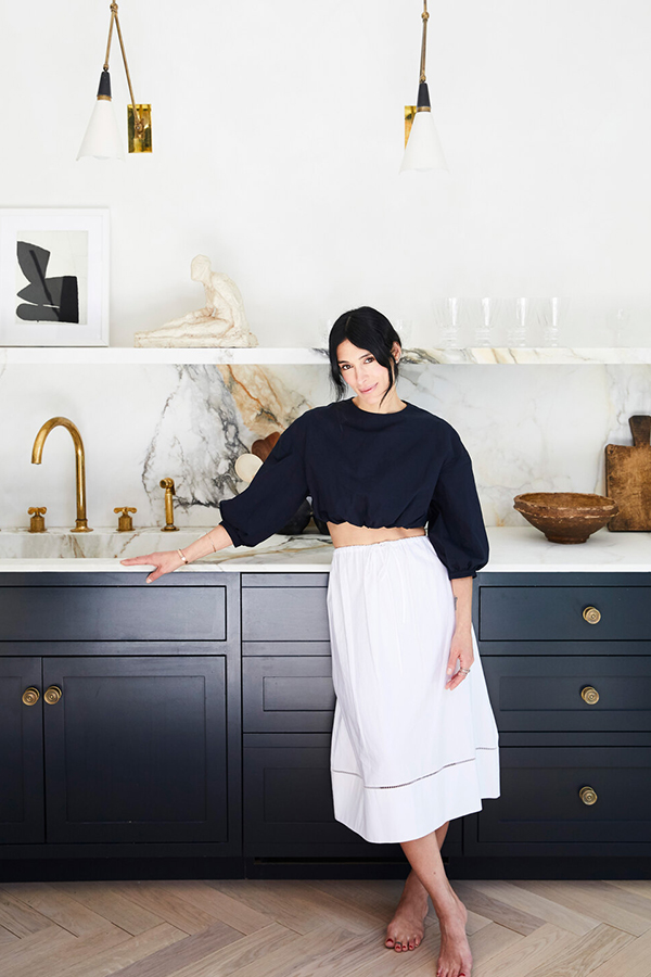 A glimpse into Athena Calderone's Brooklyn townhouse where the multi-hyphenate has been cooking up a storm with her new book Live Beautiful.